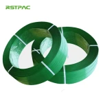 Green plastic steel packing strap pet plastic steel strap plastic bundling tape manual PET strapping