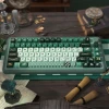 Green Slytherin Keycaps Complete Set MDA/Cherry Profile Five-sided Sublimation PBT Keyboard Key Caps