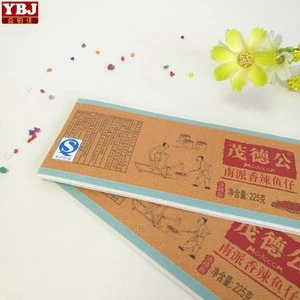 Guangzhou factory printing private label packaging/customisable pieces sticker for food packaging label