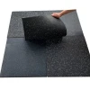 GYM 25mm thickness black fitness gym use rubber flooring mat high density type