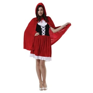 Halloween Little Red Riding Hood Dress Cosplay