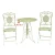 Import Hand Made Outdoor Foldable Home And Garden Leisure Furniture Metal Bistro Sets1 Table 2 Chairs from China