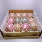 hand painting glass christmas ornament decoration craft supplies supply