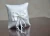 Import Handmade Wedding Supplies for Bride Satin Ring Bear Pillow with Pearls and Ribbon from China