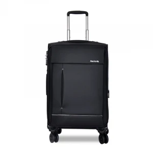 Hanke Wholesale Custom Fashionable Waterproof Large Suitcase Trolley Case Long Distance Travel Soft Nylon Vintage Luggage