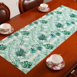 heat resistant anti slip pvc vinyl printing table runner