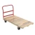 Import Heavy Duty Scratch Resistant Wooden Flat Bed Platform Hand Trolley For Various Materials from China