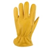 Heavy duty Wrangler Leather work gloves custom logo gardening Working Gloves Safety Hand protection gloves EN388