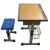 Import height adjustable school desk student desk and chair school furniture from China