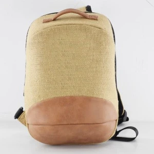 Hemp jute smell proof   Crossbody Single  Bag with activated carbon lining