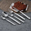 HH Hongda 18/10 Hollow Handle Spoon Set Stainless Steel Dinner Cutlery Set