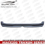 Hiace parts TRH KDH series #001236 modified spoiler (fiber glass )for quantum commuter hiace 2005-2018