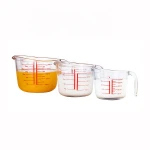 High Borosilicate 250/500/1000ml Pyrex Measuring Glass Mug and Cup Set