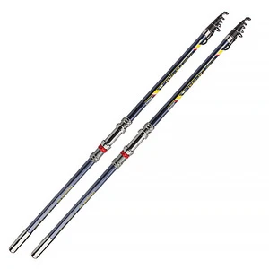 High Carbon Guide Ring Rods Fishing 4.5m Saltwater Telescopic Fishing Rod Distance Throwing Fishing Rod