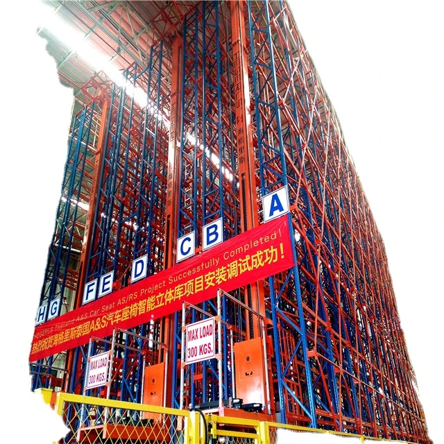 high density industrial automatic warehouse racking system asrs automated storage crane system AS/RS