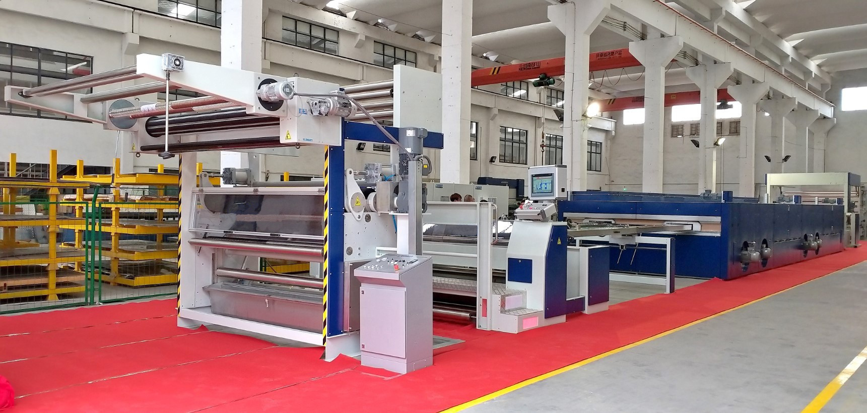 Buy High Efficiency Textile Heat Setting Stenter Finishing Machine ...