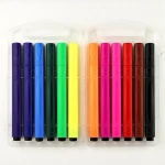High End Art Markers with Triangle Barrel in Carry Box