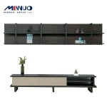 High gloss bedroom furniture set modern  king size Bed Nightstands Bedroom Set