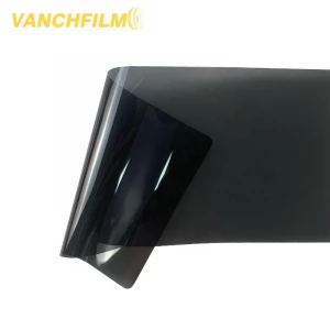 High Heat Insulation Stickers Black Color Antiscratch Self Adhesive Double-layer Magnetron Car Window Tint Film