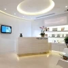 High level black or white salon reception desk