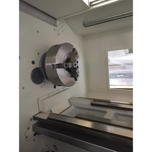 high precision China slant bed Taiwan linear rail cnc lathe machine gang tool