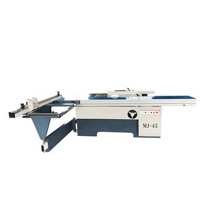 High precision wood cutting sliding table saw machine