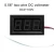 Import High Quality 10 PCS 0.56 inch 3 Terminal Wires Digital Voltage Meter with Shell, Color Light Display, Measure Voltage: DC 0-100V from China