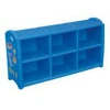 High Quality baby Plastic Book Shelf kindergarten furniture kids room use children carton toy storage cabinet