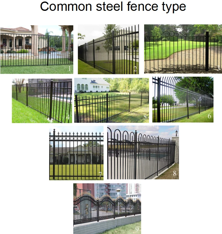 high quality beactifun steel tube fence in safety use for long time