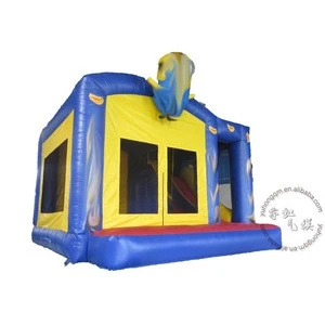High Quality Commercial Yellow man Cartoon Inflatable Bouncer Jumping Bouncy Castle