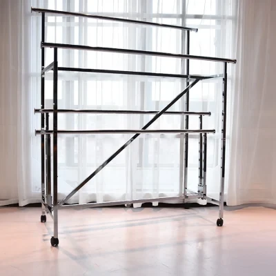 High Quality Hot Selling Adjustable Chrome Metal Garment Racks, Clothes Display Racks