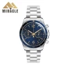 High quality luxury japan focus stainless steel back quartz quality double dome custom wristwatches