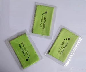 high quality microfiber eyeglass cleaning cloth with pvc pack