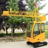 High Quality Mini Popular Amusement Mobile Tower Crane  For Children