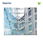 High quality point-fixing glass curtain wall spider glazing curtain wall for shopping mall  supplied by Guangzhou Hwarrior