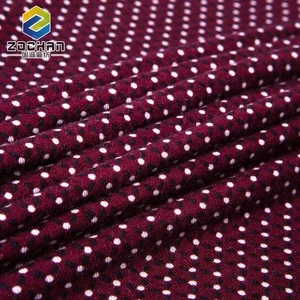 high quality red color knitted jersey fabric for cloth