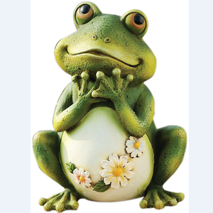 High quality resin frogs of decorative animal statues