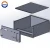 High quality sheet metal fabrication 19 inch 3 4 5U rackmount subrack server case chassis