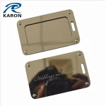 high quality stainless steel golf bag name tag