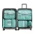 Import high quality travel storage bags set 7 pcs home storage organizer travel organizer packing cubes from China