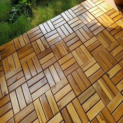 High Quality Wood Deck Tiles,Patio Pavers - Acacia Wood Outdoor Flooring Bamboo Wooden Flooring Manufacturers-From Viet Nam.