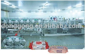 High-speed baby diaper wet facial wipes making machine