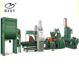 High Speed Granulating Machine for Plastic rubbers EVA TPR Recycled Tire with capacity 480kg per hour