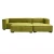 Import Home Furniture Modern Modular Couch Light Green Fabric Right Arm Corner Sectional Sofa from China
