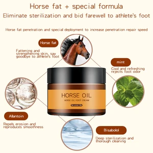 Horse oil foot cream antipruritic soothing removes athlete&#39;s foot nourishing skin care cream