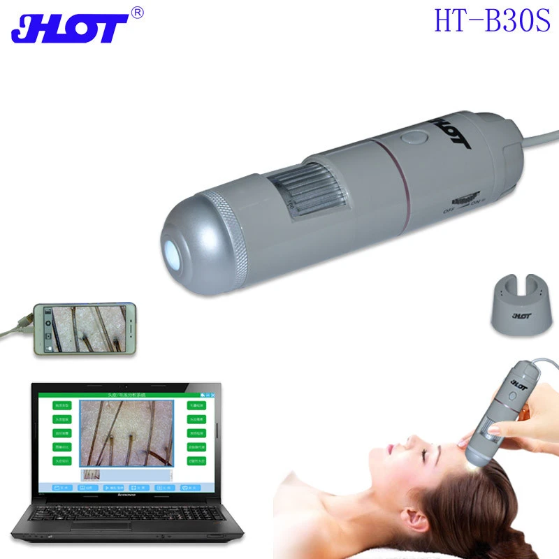 HOT HT-B30S 5-200X 2MP Hair device medical led USB Microscopy skin Microscope skincare new product new gadgets beauty