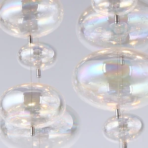 Hot New Products indoor decoration bunte hand made glass glaskugel pendant lighting
