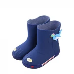 Hot Sale Anti-slip Dolphin Cute PVC Baby Rain Boots