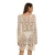 Import Hot Sale Beach Cover Up With Cutout Lace Beachwear Women Lace Dress With Chemical Lace from China