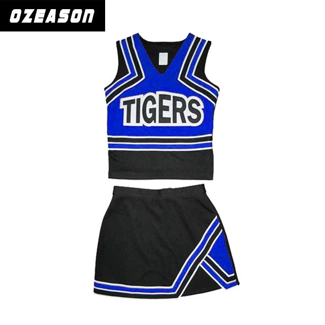 Hot sale cheerleading uniforms, custom design cheerleading top and skirts